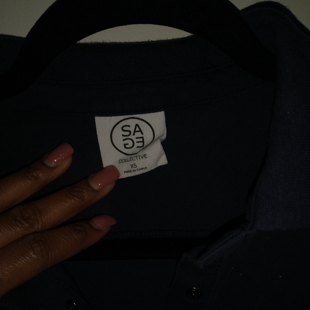 Women's sage navy blue tennis/golf dress - Picture 6 of 9